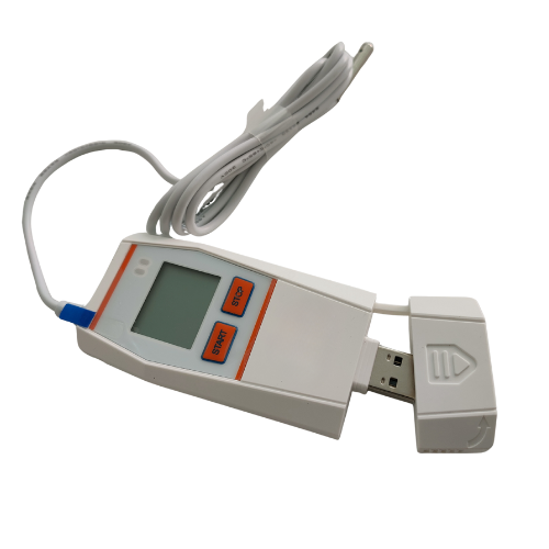 Multi-Use Digital Temp Humidity Data Logger with Probe – Acoustic Testing Pro