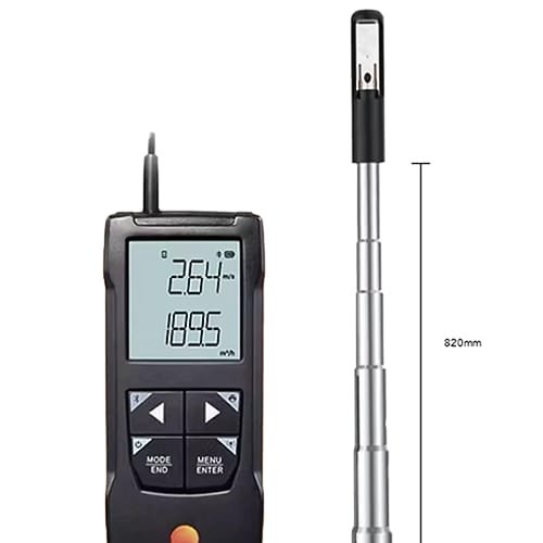 Precision Thermal Wind Speed Meter with High Accuracy - Acoustic Testing Pro