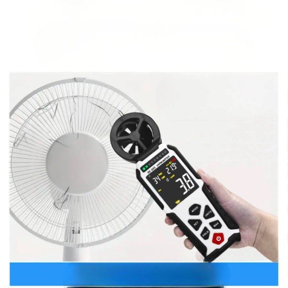 Digital Anemometer with Temperature Measurement - Acoustic Testing Pro