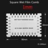 Wet Film Comb Stainless Steel Thickness Gauge - Acoustic Testing Pro