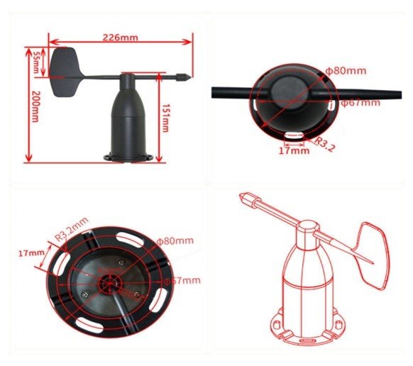 Precision Wind Speed Sensor for OEM Use - Acoustic Testing Pro