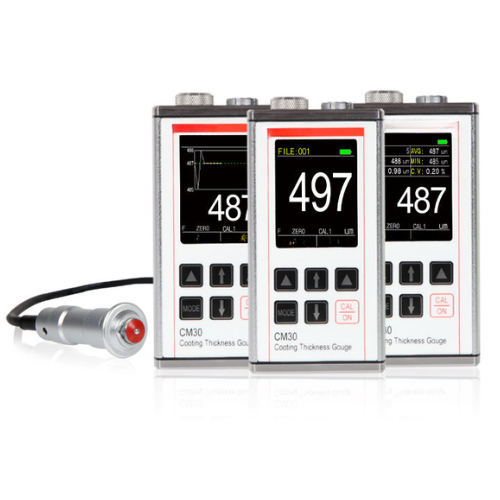 Waterproof Thickness Gauge with Color Screen and USB - Acoustic Testing Pro