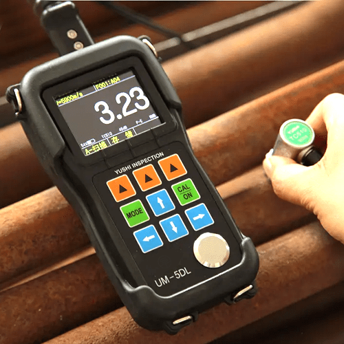 Acoustic Testing Pro Dual Element Screen Ultrasonic Thickness Gauge