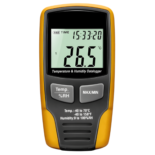 Acoustic Testing Pro Data Logger Temperature