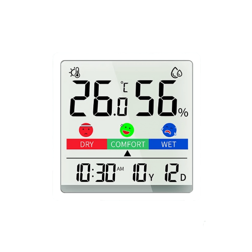 Acoustic Testing Pro LCD AE Hygrometer Clock