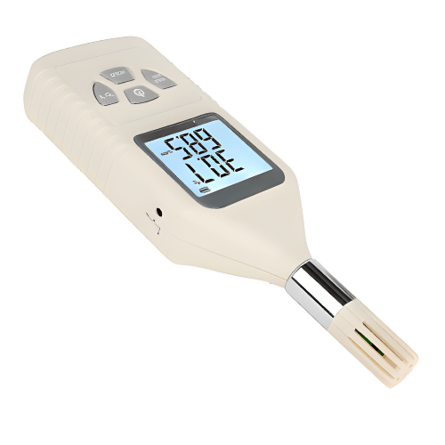 Acoustic Testing Pro Handheld Alarm Enabled Hygrometer