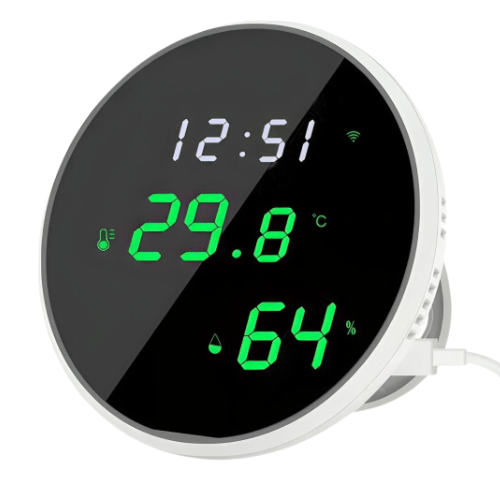 Acoustic Testing Pro Hygrometer Thermometer Indoor Alarm