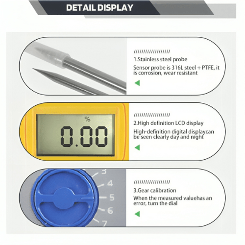 Acoustic Testing Pro Digitronics Hygrometer Gauge