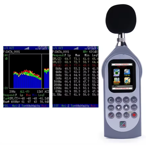 Multi-Functional Handheld Noise & Vibration Sound Level Meter Analyzer - Acoustic Testing Pro 