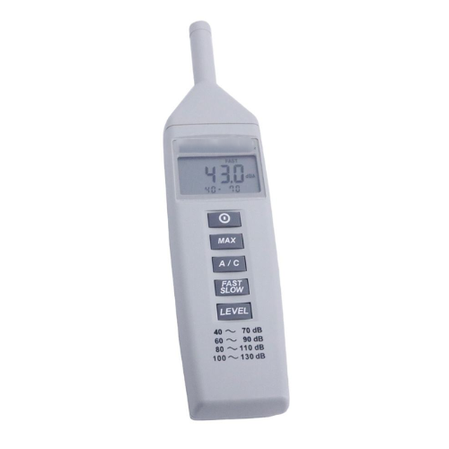 Digital Sound Level Meter, 40~130dB, A/C Weighting, MAX/MIN - Acoustic Testing Pro 