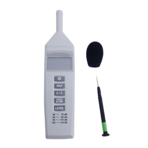 Digital Sound Level Meter, 40~130dB, A/C Weighting, MAX/MIN - Acoustic Testing Pro 