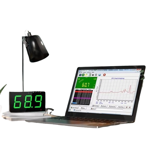 ACTPASLM-396-1.png Smart Sound Level Meter with Tuya App | 30~130dB Digital Noise Tester - Acoustic Testing Pro