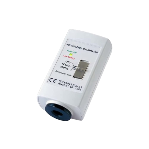 ACTPASLM-397.png Professional Sound Calibrator 94dB with 125Hz & 250Hz Dual Frequency - Acoustic Testing Pro