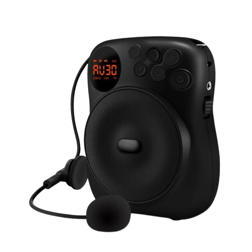 ACTPASLM-398.png Portable Mini Bluetooth Voice Amplifier with Mic – 20W Loudspeaker for Teachers, Tour Guides & Outdoor Activities - Acoustic Testing Pro