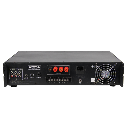 Professional Public Address System PA Amplifier with USB SD FM BT Control - Acoustic Testing Pro 
