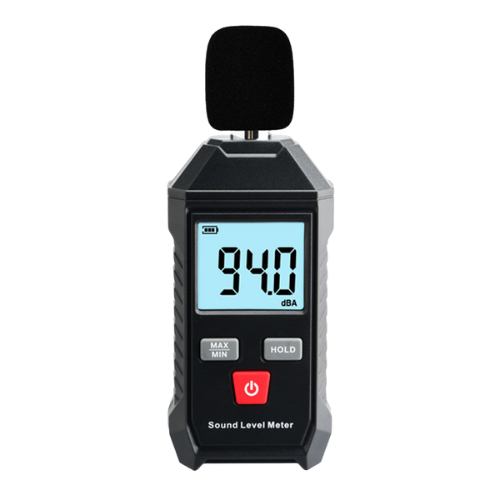 ACTPASLM-429.png Red Digital Sound Level Meter 30–130dBA with Backlight Display - Acoustic Testing Pro