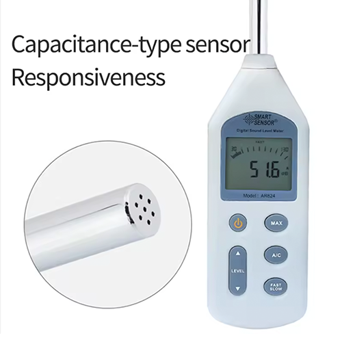 High Accuracy Digital Sound Level Meter 35-130dB for Hearing Tests - Acoustic Testing Pro 