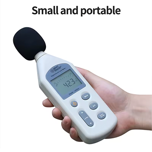 High Accuracy Digital Sound Level Meter 35-130dB for Hearing Tests - Acoustic Testing Pro 
