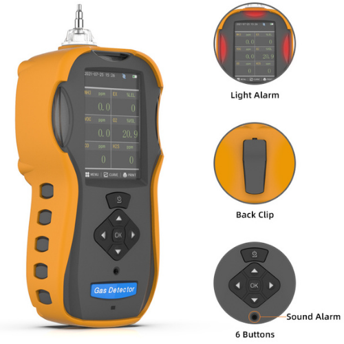 Portable Methane & LPG Gas Leak Detector with LCD & Multi Alarms – Acoustic Testing Pro