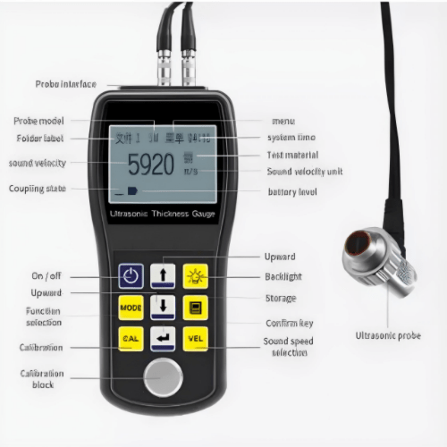 Acoustic Testing Pro Ultrasonic Thickness Gauge
