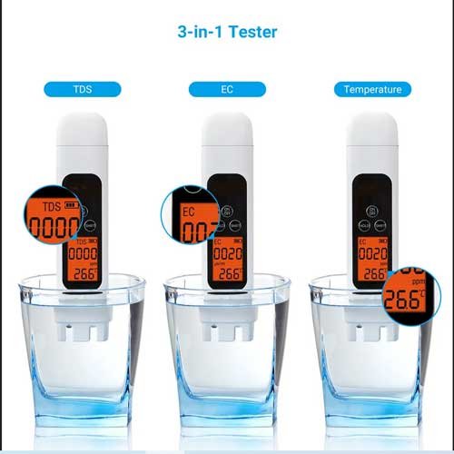 Acoustic Testing Pro Conductivity Water Quality Tester