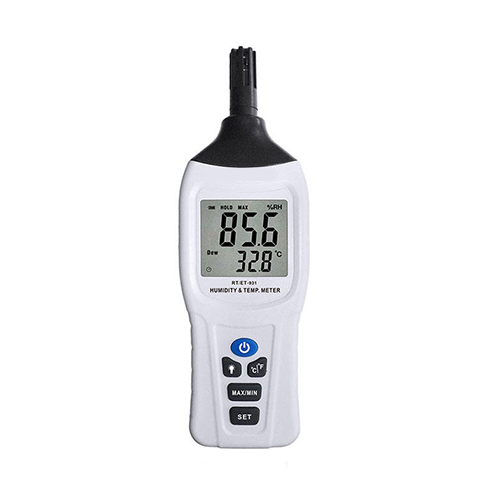 Digital Thermo-Hygrometer with Color LCD Display Backlight - Acoustic Testing Pro