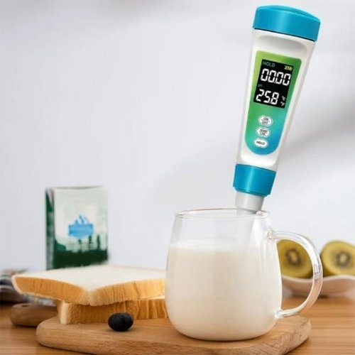 High Accuracy Dough and Food pH Meter with ATC Function Acoustic Testing Pro