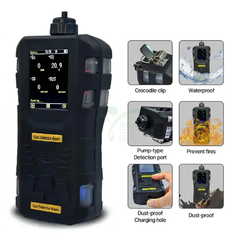 Acoustic Testing Pro Portable Multi Gas Detector with Pump Type