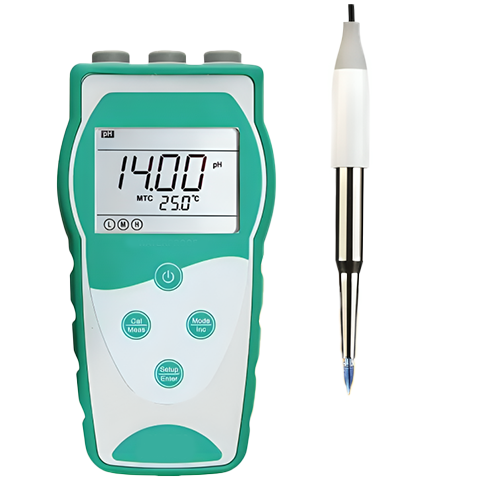 Acoustic Testing Pro Portable Temperature pH Meter