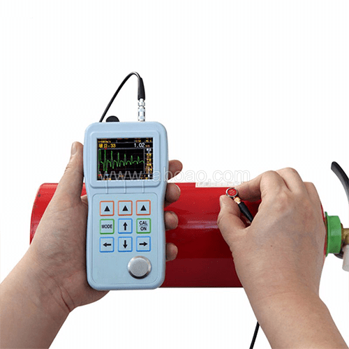 Acoustic Testing Pro Digital Automotive Ultrasonic Iron Meter Thickness Gauge