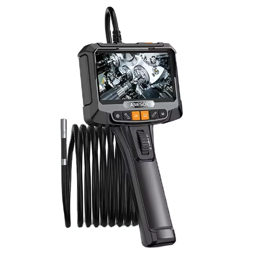 Acoustic Testing Pro Dual-Lens 360 Degrees Industrial Steerable Endoscope - High-Definition Camera