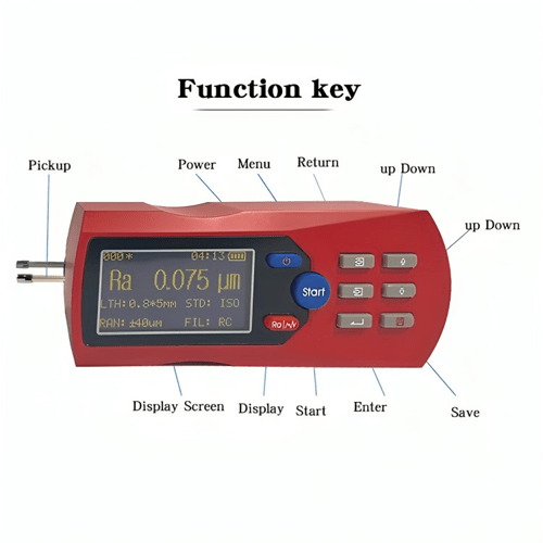 Acoustic Testing Pro Portable Digital Display Surface Roughness Tester