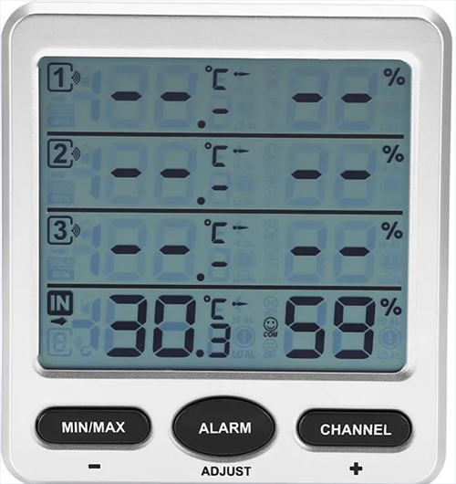 Acoustic Testing Pro Wireless Indoor/Outdoor Humidity Hygrometer Temperature