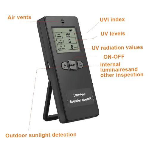 Acoustic Testing Pro Ultraviolet Radiation Detector Indoor Meter
