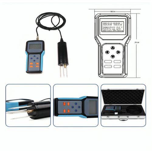 Acoustic Testing Pro Portable Moisture Analyzer With Data Storage