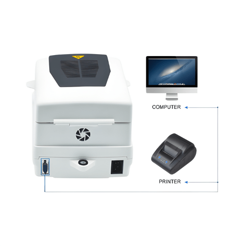 Acoustic Testing Pro Halogen Moisture Analyzer and Data Logger