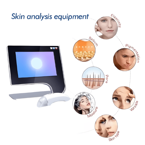 Acoustic Testing Pro Professional Facial Moisture Analyzer Data Logger