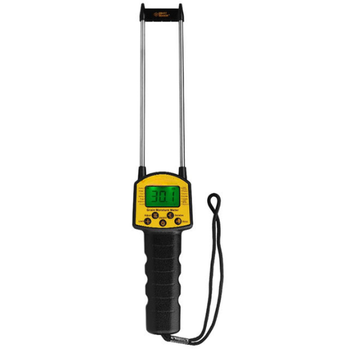 Digital Grain Moisture Meter Tester for 14 Grains with LCD Backlight - Acoustic Testing Pro