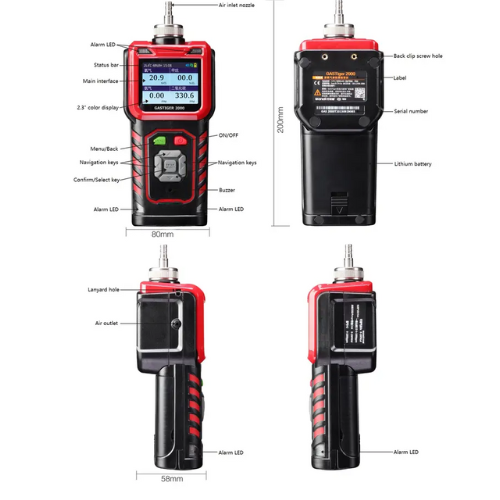 Acoustic Testing Pro Portable Multi Gas Detector