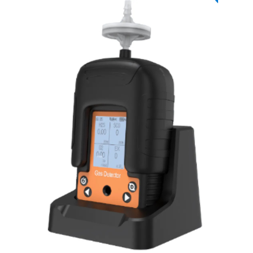 4-in-1 Gas Detector w/ Vibration, Light Alarms, Pump – Acoustic Testing Pro