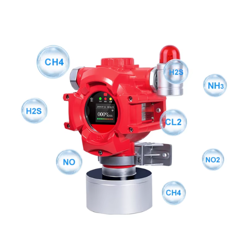 Fixed 4 in 1 Gas Detector with RS485, CO, H2S, O2 and Combustible Gas - Acoustic Testing Pro 