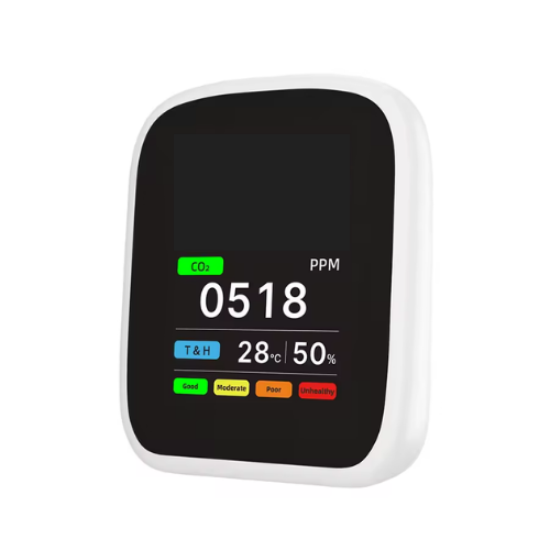 Multifunctional CO and CO2 Air Quality Monitor with Temp and Humidity Sensor - Acoustic Testing Pro