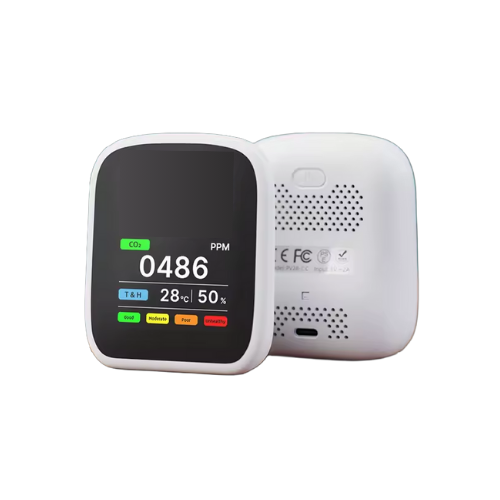 ACTPMGD-717-2.png Multifunctional CO and CO2 Air Quality Monitor with Temp and Humidity Sensor - Acoustic Testing Pro