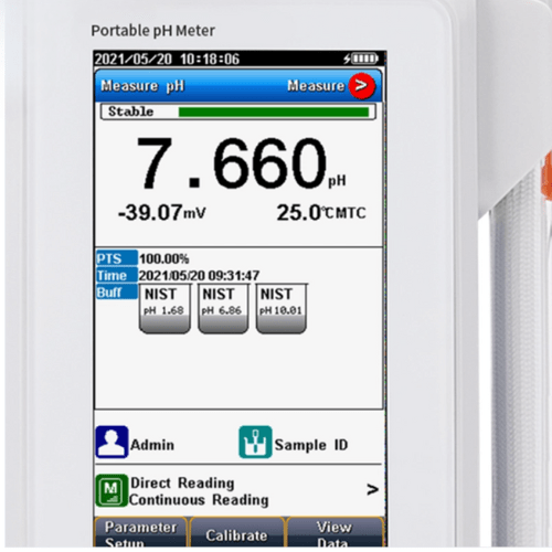 Acoustic Testing Pro 8-Points Calibration PH Meter