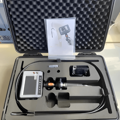 Acoustic Testing Pro Handheld, 4-Way Articulation, 4.3" LCD Display Industrial Endoscope With Thermal Image