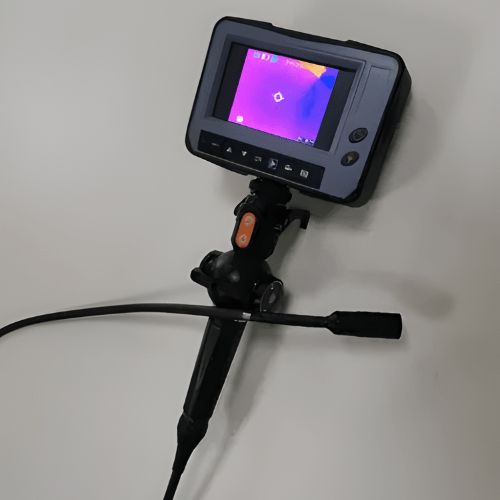 Acoustic Testing Pro Handheld, 4-Way Articulation, 4.3" LCD Display Industrial Endoscope With Thermal Image