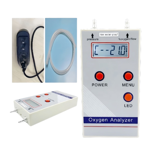 Acoustic Testing Pro Ultrasonic Oxygen Analyzer with Flow and Pressure Detection - Acoustic Testing Pro