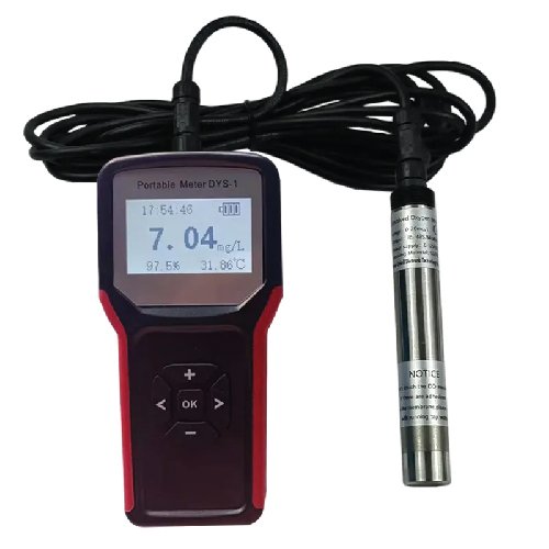 Acoustic Testing Pro Aquarium Dissolved Oxygen Sensor Meter Portable Dissolved Oxygen pH Meter Water Oxygen Tester - Protection level IP68