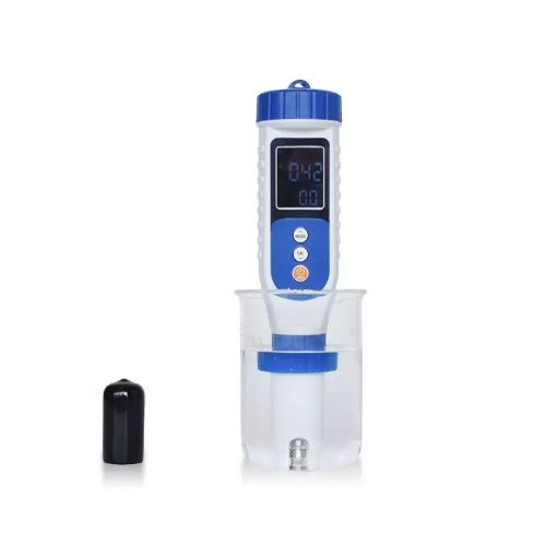 Acoustic Testing Pro Blue with White Ozone Dissolved PH Tester