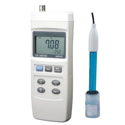 Handheld Dual - Function pH and mV Meter with ATC and Automatic Calibration Acoustic Testing Pro